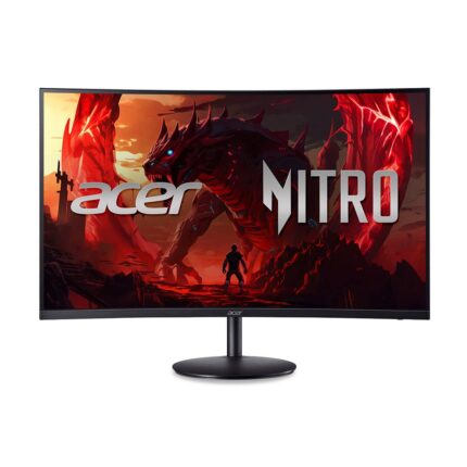 Acer - Nitro XZ322QU 31.5" 1500R Curved WQHD 180Hz 1ms FreeSync Gaming Monitor with Adjustable Stand (DisplayPort, 2x HDMI 2.0) - Black