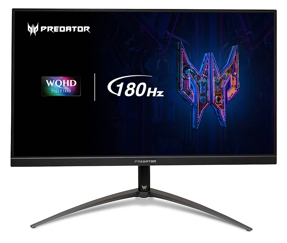 Acer - Predator Gaming 31.5" UDH IPS 160Hz 0.5ms FreeSync Premium Monitor (Display Port, HDMI) - Black