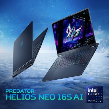 Acer - Predator Helios Neo 16S AI Gaming Laptop - 16" OLED 165Hz - Intel Core Ultra 9 - NVIDIA GeForce RTX 5070Ti – 32GB – 1TB - Obsidian Black