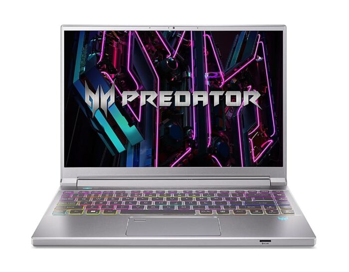 Acer - Predator Triton 14" 250Hz Gaming Laptop Mini-LED – Intel 13th Gen i7 with 16GB LPDDR5 – GeForce RTX 4070– 1TB SSD - Sparkly Silver