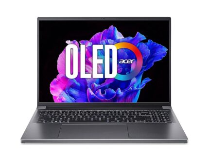 Acer - Swift X 16 – OLED 16" 3200x2000 120Hz HDR500 Laptop – AMD Ryzen 9 7940HS with 16GB LPDDR5– GeForce RTX 4050 –1TB SSD - Steel Gray