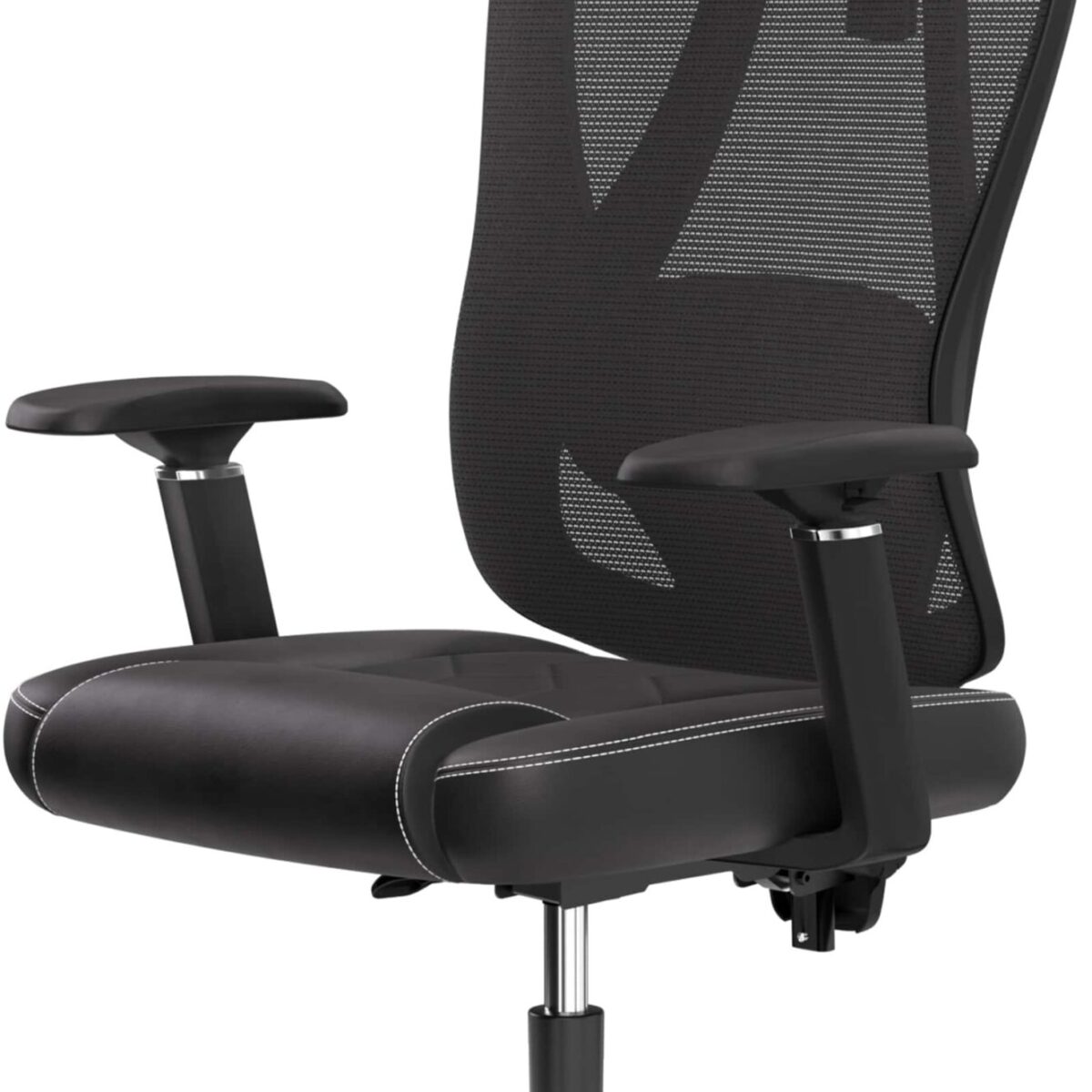 ACGAM - Gaming Office Ergonomic Breathable Mesh Chair, Lumbar Support, Recline, Adjustable Headrest & Armrest, Class 3 Gas Lift - Black