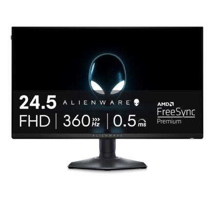 Alienware - AW2523HF 24.5" IPS LED FHD 360Hz .5-ms FreeSync Gaming Monitor with HDR (USB, HDMI) - Dark side of the Moon