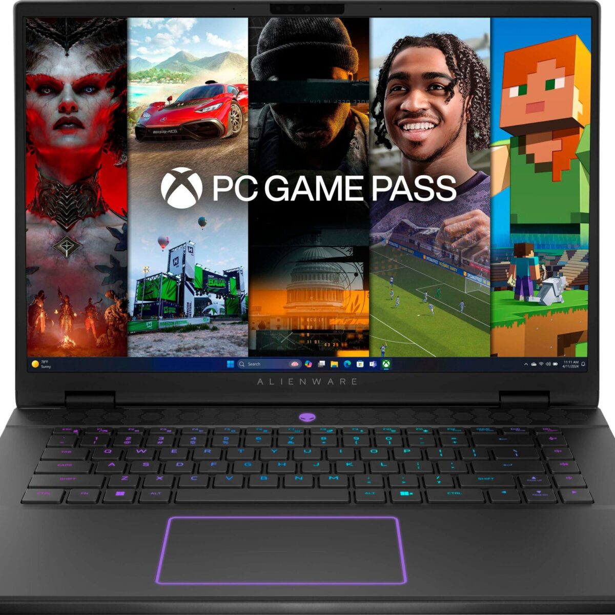 Alienware - m16 R2 16" 240Hz Gaming Laptop QHD - Intel Core Series 1 Ultra 9 with 32GB RAM - NVIDIA GeForce RTX 4070 - 1TB SSD - Dark Metallic Moon