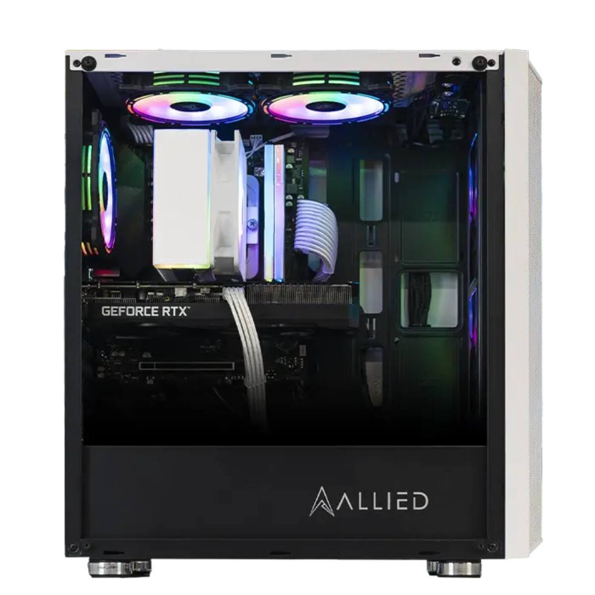 Allied Gaming - Stinger Gaming Desktop - AMD Ryzen 5 5600X - 16GB Memory - NVIDIA GeForce RTX 3060 - 1TB NVMe SSD - White