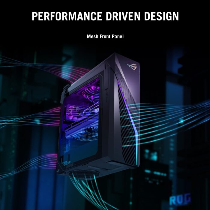 ASUS - ROG Gaming Desktop - Intel Core i7-14700KF - 32GB Memory - NVIDIA GeForce RTX 4070 SUPER - 2TB SSD - Black