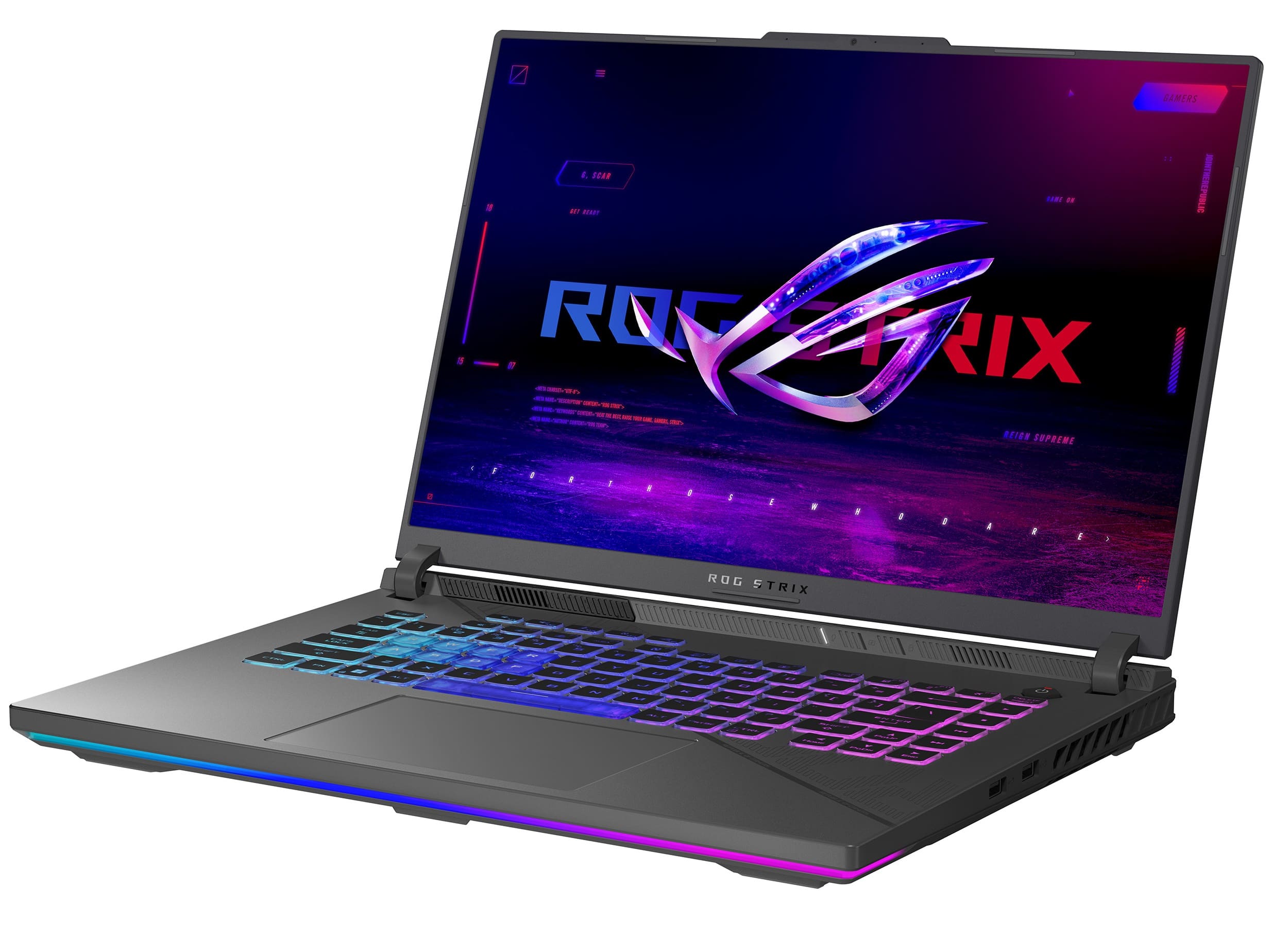 ASUS - ROG Strix G16 16” 240Hz Gaming Laptop QHD - Intel Core i9-14900HX - 32GB Memory - NVIDIA GeForce RTX 4070 - 1TB SSD - Eclipse Gray