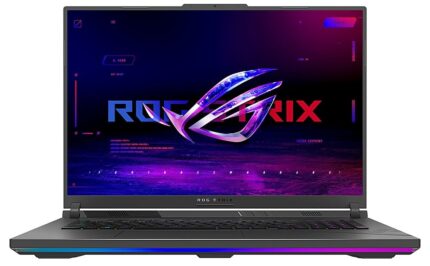 ASUS - ROG Strix G18 18” Nebula UHD Gaming Laptop - Intel Core i9-14900HX with 32GB Memory- NVIDIA GeForce RTX 4070 - 1TB SSD - Eclipse Gray