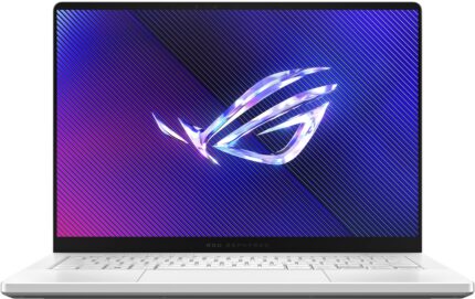 ASUS - ROG Zephyrus G14 14" OLED 3K 120Hz Gaming Laptop - AMD Ryzen 9 8945HS - 16GB LPDDR5X - NVIDIA GeForce RTX 4060 - 1TB SSD - Platinum White