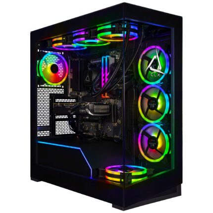 CLX - Horus Gaming Desktop - AMD Ryzen 9 9950X - 96GB DDR5 5600 Memory - GeForce RTX 5080 - 2TB NVMe M.2 SSD - 8TB HDD - Black