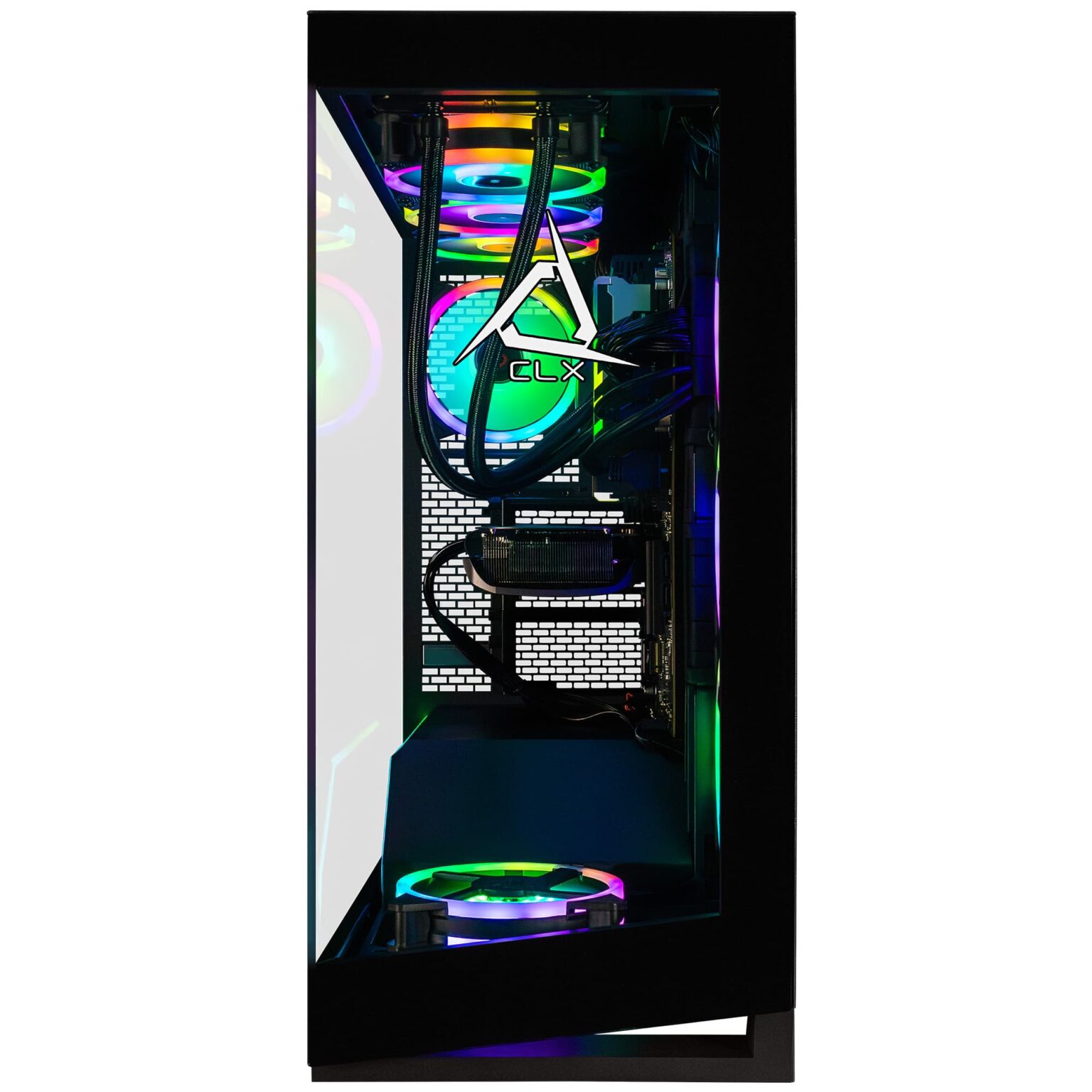 CLX - Horus Gaming Desktop - AMD Ryzen 9 9950X - 96GB DDR5 5600 Memory - GeForce RTX 5080 - 2TB NVMe M.2 SSD - 8TB HDD - Black