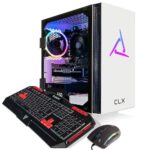 CLX - SET Gaming Desktop - AMD Ryzen 5 5600 - 16GB Memory - Radeon RX 6400 - 1TB M.2 NVMe SSD - White