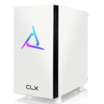 CLX - SET Gaming Desktop - AMD Ryzen 5 5600 - 16GB Memory - Radeon RX 6400 - 1TB M.2 NVMe SSD - White