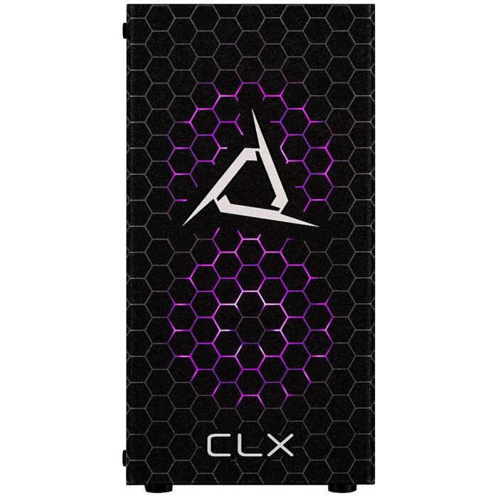 CLX - SET Gaming Desktop - AMD Ryzen 7 7700X - 32GB DDR5 4800 Memory - GeForce RTX 4060 - 1TB NVMe M.2 SSD + 2TB HDD - Black