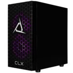 CLX - SET Gaming Desktop - AMD Ryzen 7 7700X - 32GB DDR5 4800 Memory - GeForce RTX 4060 - 1TB NVMe M.2 SSD + 2TB HDD - Black