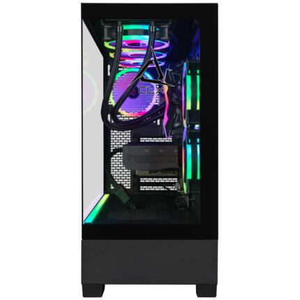 CLX - SET Gaming Desktop - AMD Ryzen 7 9800X3D - 32GB DDR5 5600 Memory - GeForce RTX 5080 - 2TB NVMe M.2 SSD - Black