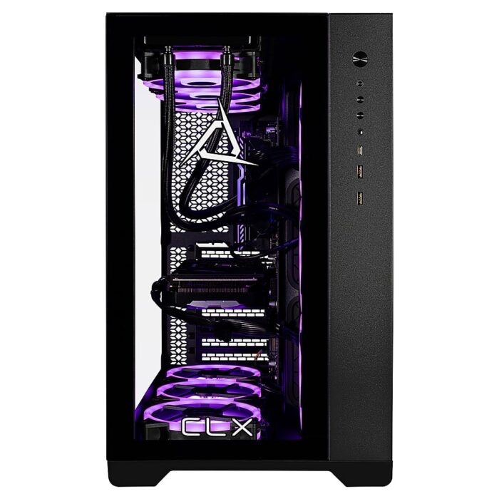 CLX - SET Gaming Desktop - Intel Core i9-13900KF - 64GB Memory - NVIDIA GeForce RTX 4070 - 2TB NVMe M.2 SSD + 6TB HDD - Black