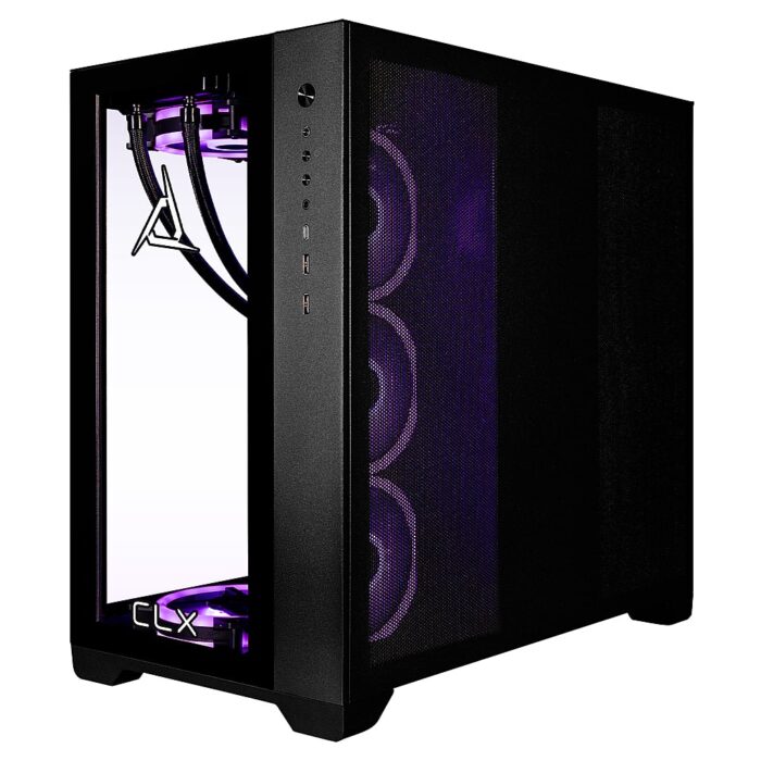 CLX - SET Gaming Desktop - Intel Core i9-13900KF - 64GB Memory - NVIDIA GeForce RTX 4070 - 2TB NVMe M.2 SSD + 6TB HDD - Black