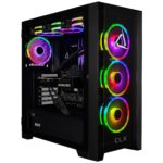 CLX - SET Gaming Desktop - Intel Core Ultra 9 285K - 64GB DDR5 5600 Memory - GeForce RTX 5080 - 2TB NVMe M.2 SSD - 4TB HDD - Black