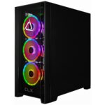 CLX - SET Gaming Desktop - Intel Core Ultra 9 285K - 64GB DDR5 5600 Memory - GeForce RTX 5080 - 2TB NVMe M.2 SSD - 4TB HDD - Black