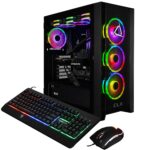 CLX - SET Gaming Desktop - Intel Core Ultra 9 285K - 64GB DDR5 5600 Memory - GeForce RTX 5080 - 2TB NVMe M.2 SSD - 4TB HDD - Black