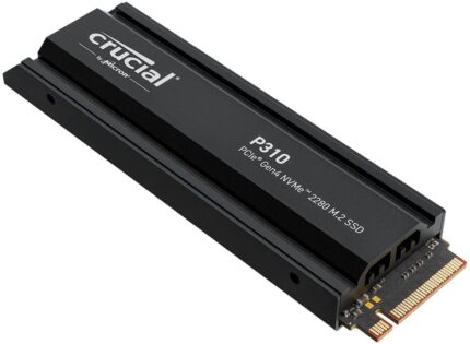 Crucial - P310 1TB Internal SSD PCIe Gen 4 x4 NVMe M.2 with Heatsink for PS5