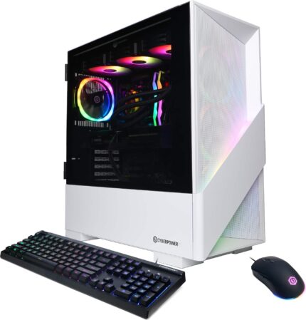 CyberPowerPC - Gamer Supreme Gaming Desktop - AMD Ryzen 9 9900X - 32GB Memory - NVIDIA GeForce RTX 5070 Ti 16GB - 2TB NVMe SSD - White