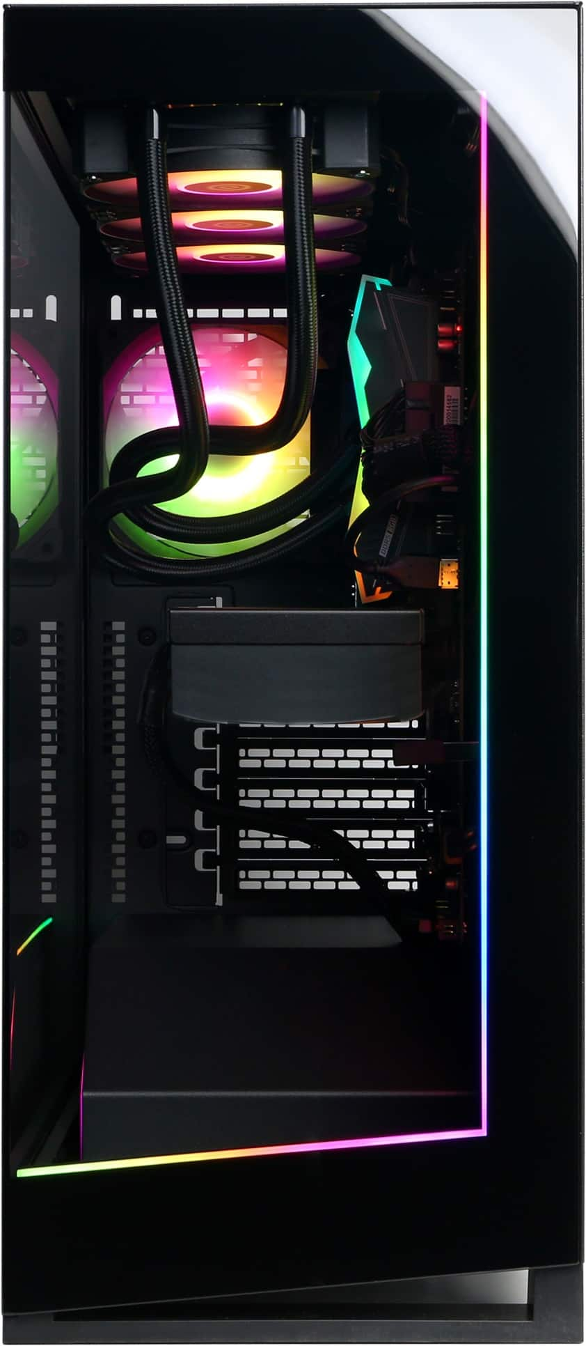 CyberPowerPC - Gamer Supreme Gaming Desktop - AMD Ryzen 9 9950X - 64GB Memory - NVIDIA GeForce RTX 5070 Ti 16GB - 4TB NVMe SSD - Black