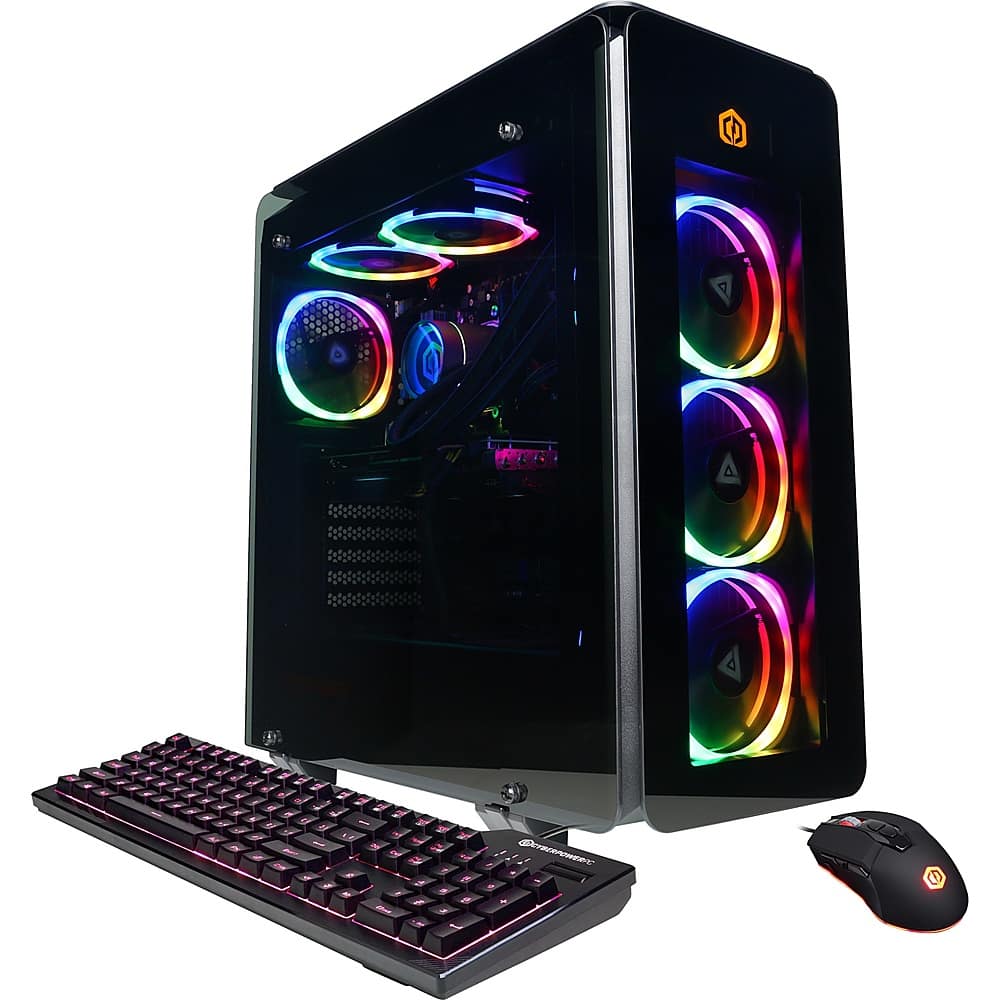 CyberPowerPC - Gamer Supreme Gaming Desktop - Intel Core i9-13900KF - 32GB Memory - NVIDIA GeForce RTX 4070 - 2TB SSD - Black