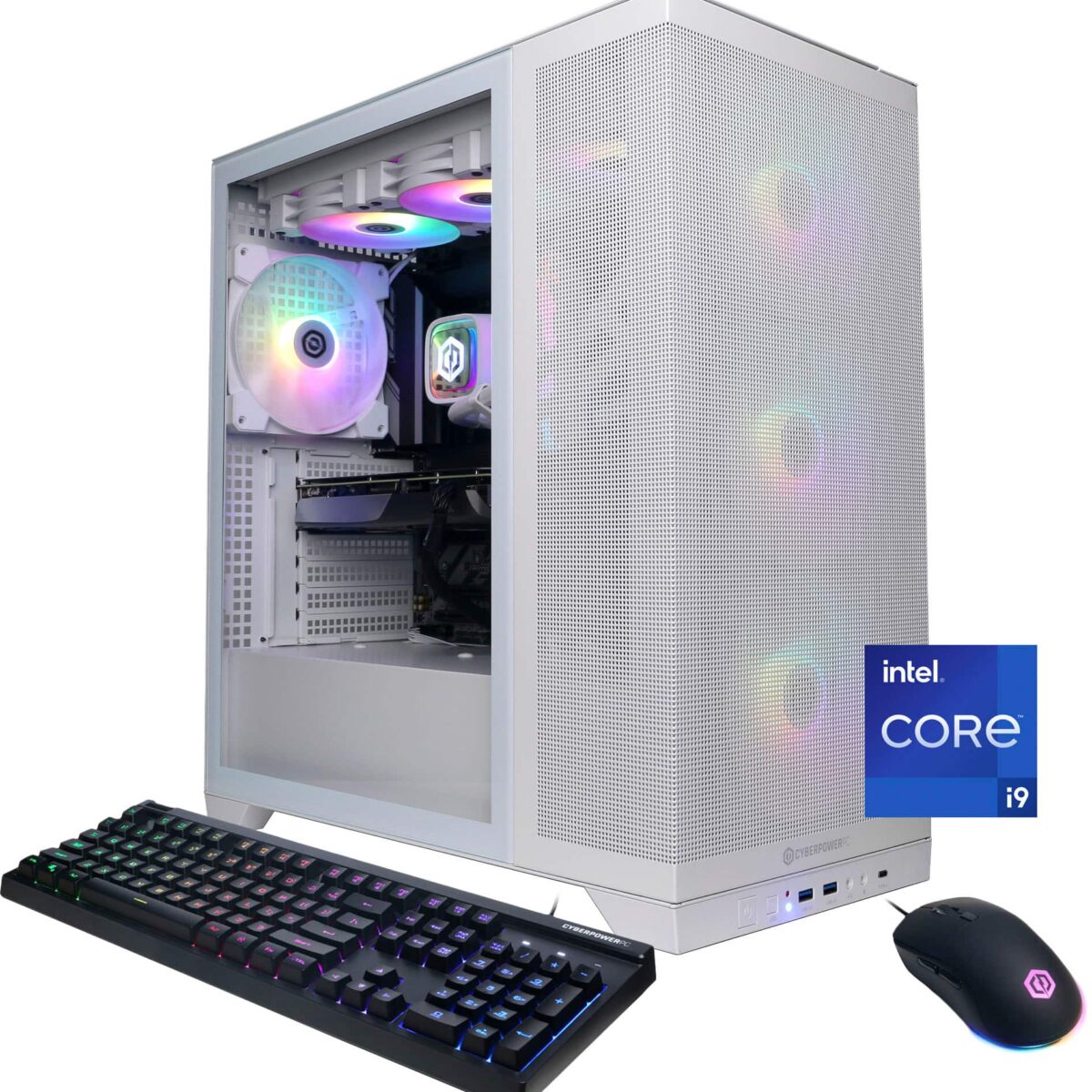 CyberPowerPC - Gamer Supreme Gaming Desktop - Intel Core i9-14900KF - 64GB Memory - NVIDIA GeForce RTX 4070 Ti SUPER 16GB - 2TB SSD - White