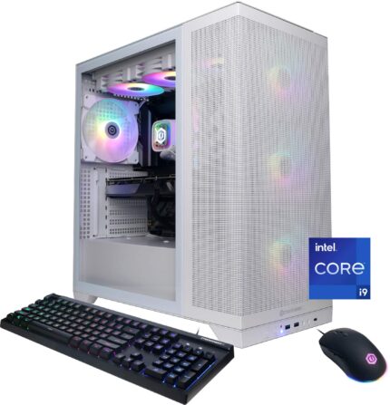 CyberPowerPC - Gamer Supreme Gaming Desktop - Intel Core i9-14900KF - 64GB Memory - NVIDIA GeForce RTX 4070 Ti SUPER 16GB - 2TB SSD - White