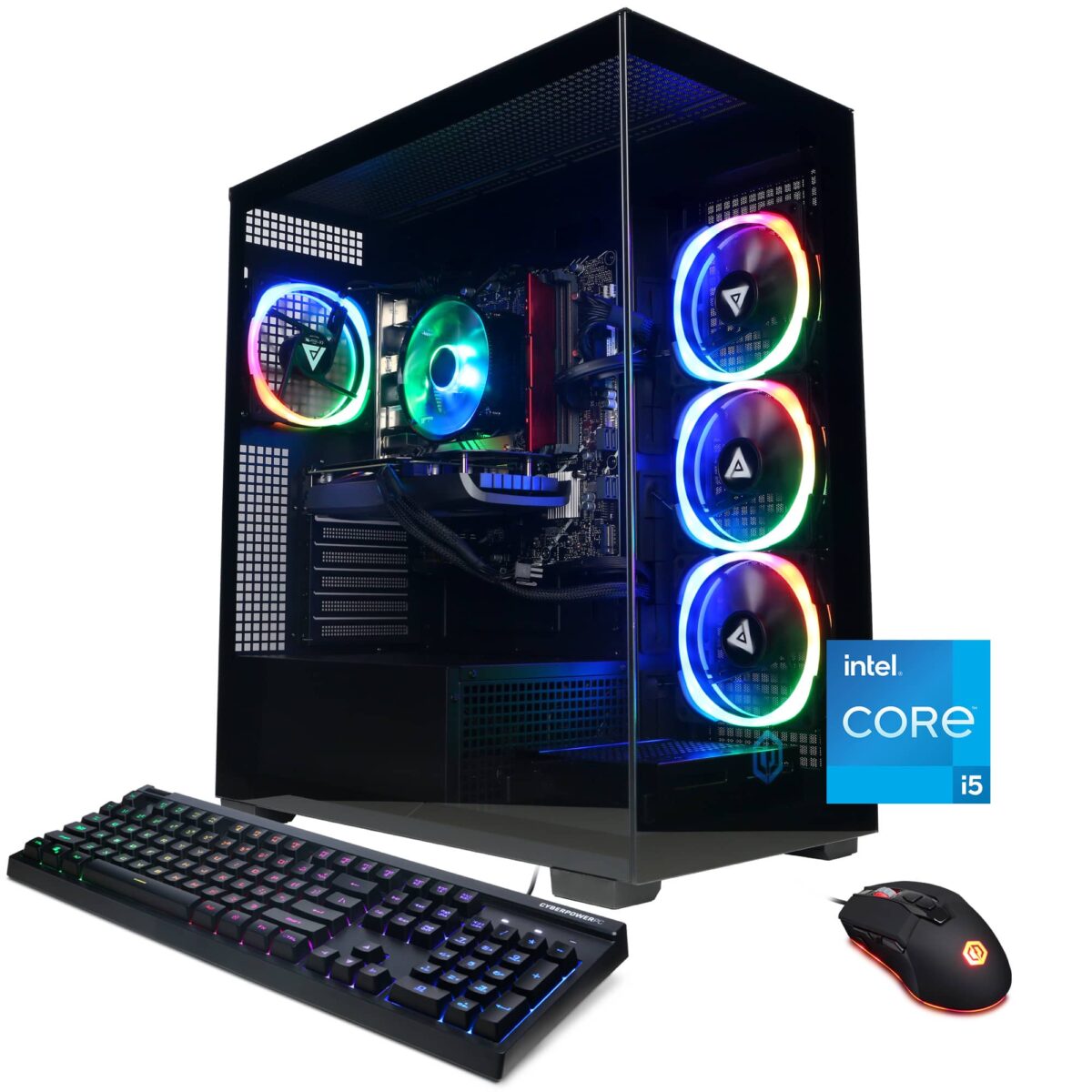 CyberPowerPC - Gamer Xtreme Gaming Desktop - Intel Core i5-14400F - 16GB Memory - NVIDIA GeForce RTX 4060 8GB - 1TB SSD - Black