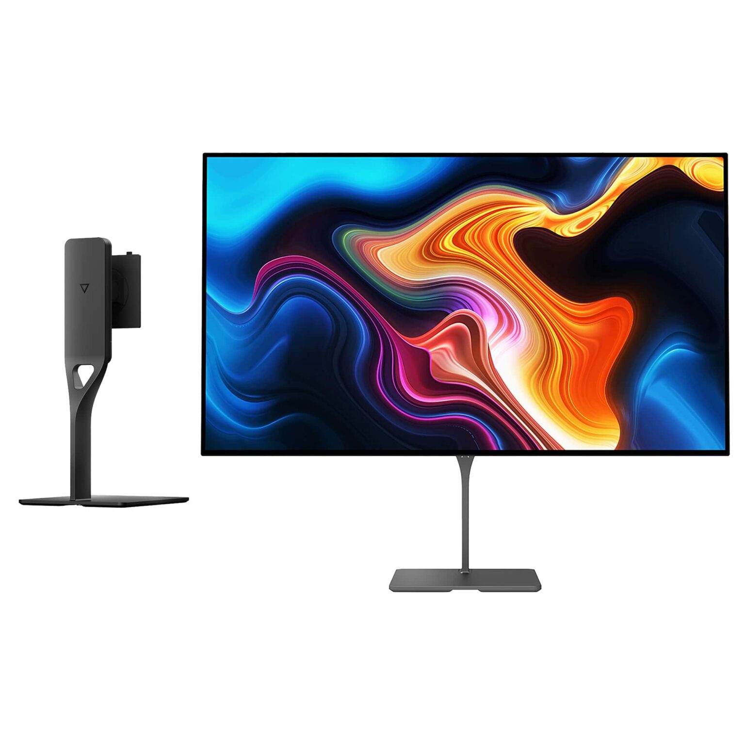 Dough - Spectrum Black 32-In.-Class 4K 240-Hz Dual-Mode WOLED Monitor and Stand Kit - Metallic