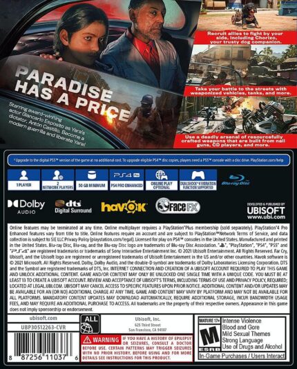 Far Cry 6 Standard Edition - PlayStation 5, PlayStation 4