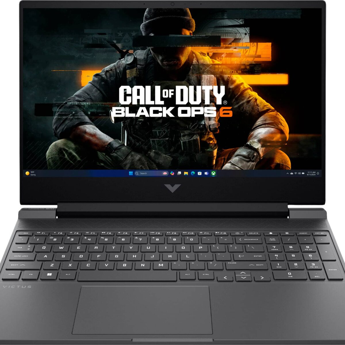 HP - Victus 15.6" Full HD Gaming Laptop - AMD Ryzen 5-7535HS - 8GB DDR5 Memory - AMD Radeon RX 6550M - 512GB SSD - Mica Silver