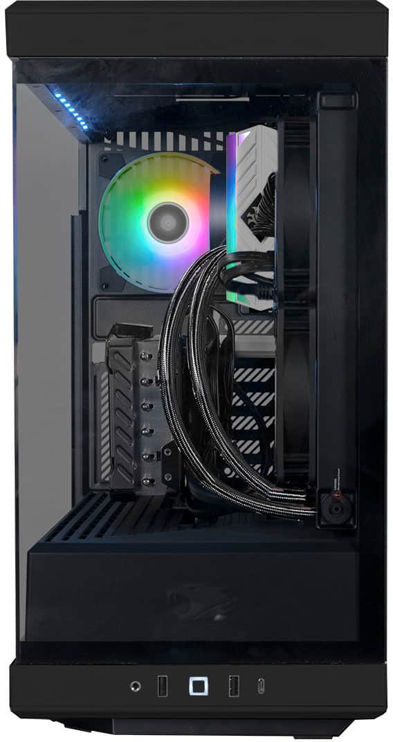 iBUYPOWER - Y40 Gaming Desktop - Intel Core i7 13700KF - 32GB Memory - NVIDIA GeForce RTX 4070 12GB - 1TB NVMe SSD - Black