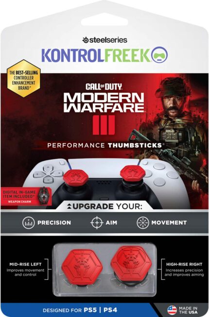 KontrolFreek - Call of Duty Modern Warfare III Performance Thumbsticks PS5 and PS4 - Red