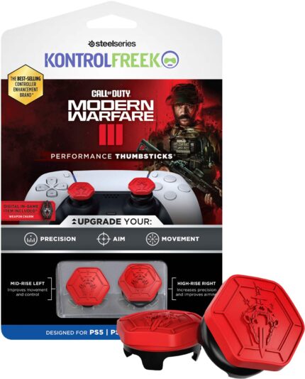 KontrolFreek - Call of Duty Modern Warfare III Performance Thumbsticks PS5 and PS4 - Red