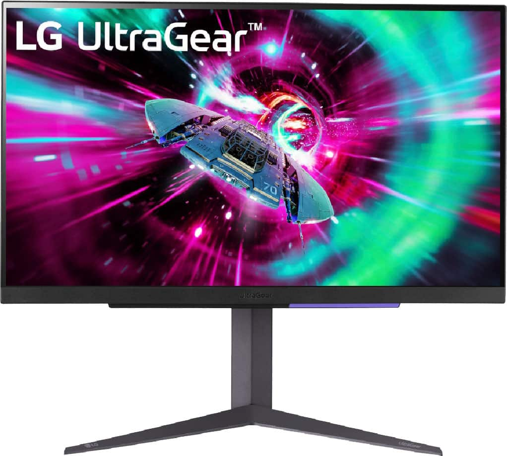 LG - UltraGear 27" IPS UHD 1-ms FreeSync and G-SYNC Compatible Monitor with HDR (Display Port, HDMI) - Black