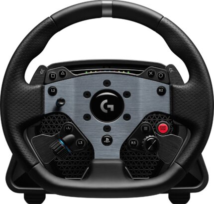 Logitech G PRO Racing Wheel with TRUEFORCE feedback technology for PlayStation 5 and PC - Black