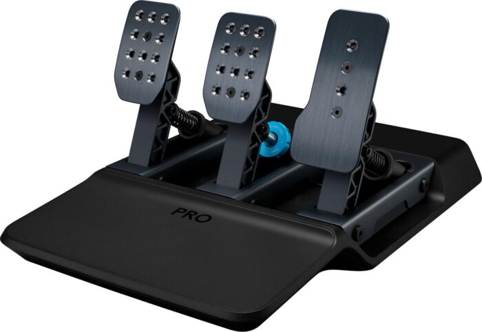 Logitech - PRO Racing Simulator Pedals with 100kg Load Cell Brake - Black