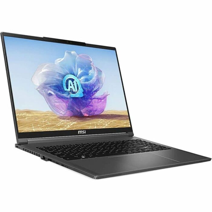 MSI - Creator 16 AI Studio A1V 16" Laptop - Intel Core Ultra 9 with 64GB Memory - 1 TB SSD - Lunar Gray, Gray