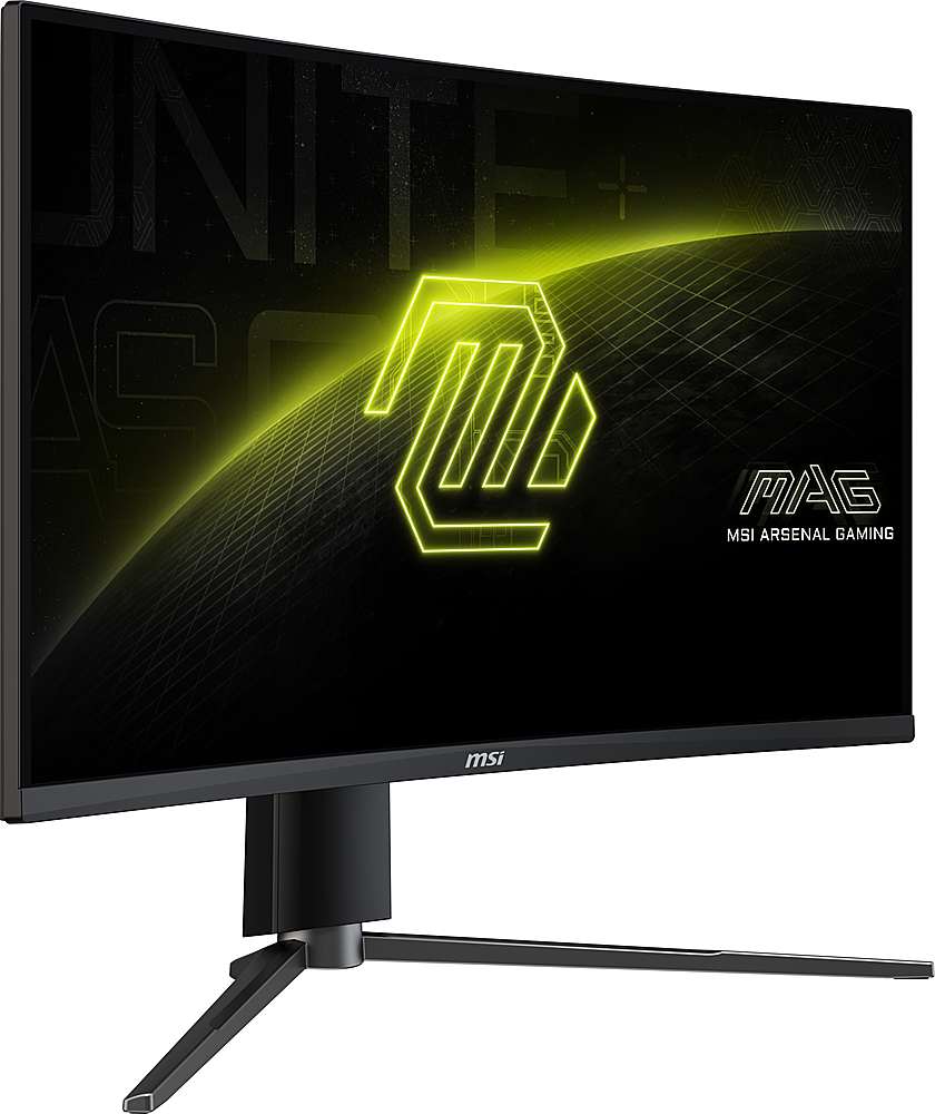 MSI - MAG27CQ6PF 27" Curved QHD 180Hz 0.5ms Gaming Monitor with HDR ready (DisplayPort, HDMI, ) - Black