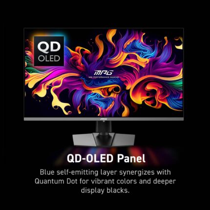 MSI - MPG321URXQDOLED 32" Quantum Dot OLED UHD 240Hz 0.03ms Gaming Monitor with HDR400 (DisplayPort, HDMI, USB) - Black