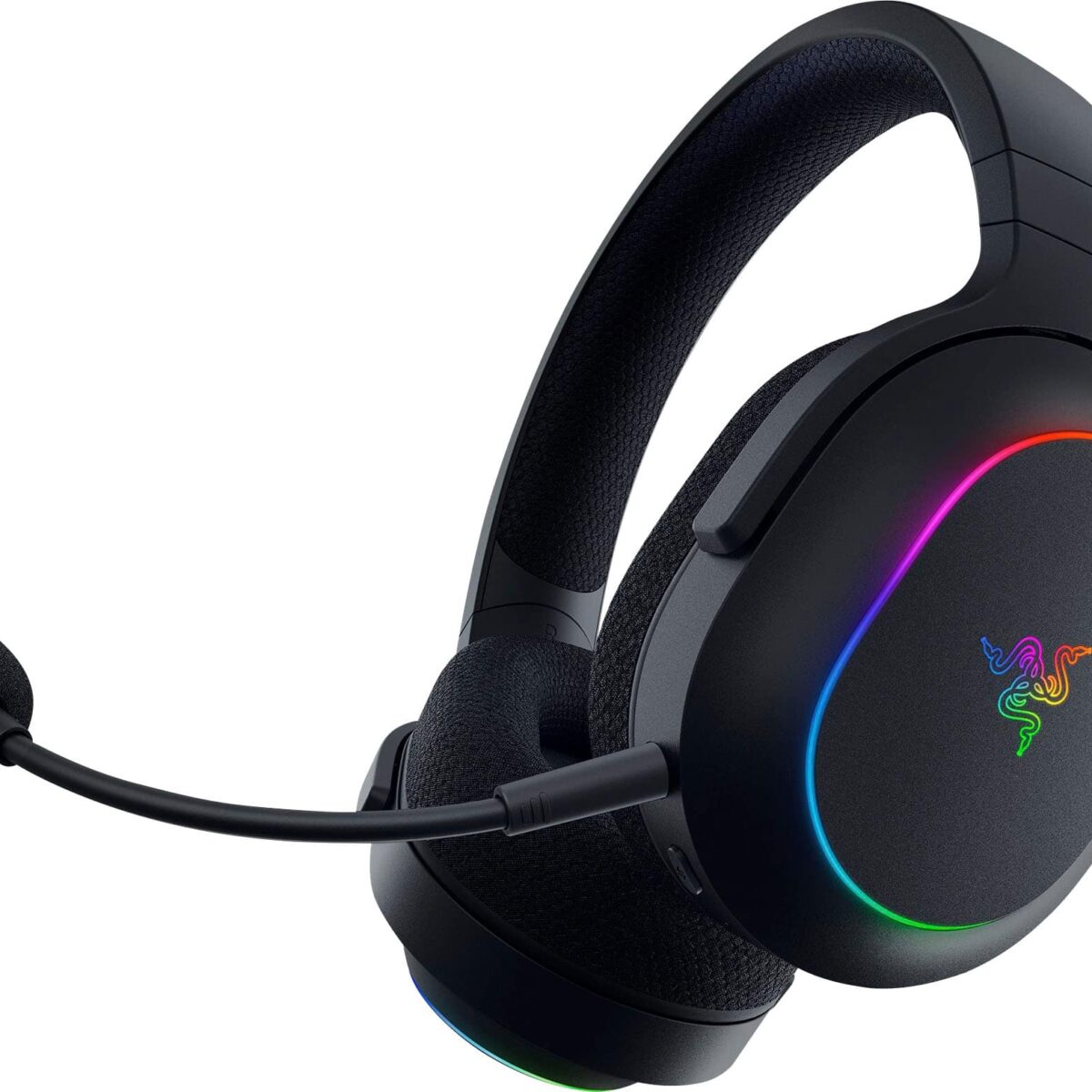 Razer - Barracuda X Chroma Wireless Multi-Platform Gaming Headset with 6 Zone Earcup Lighting - Black