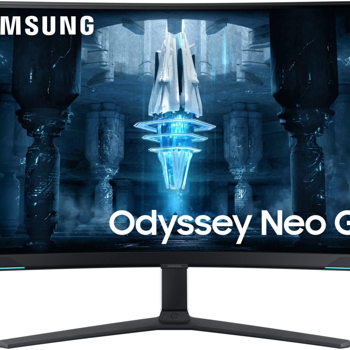 Samsung - 32" Odyssey Neo G8 Curved 4K UHD FreeSync Premium Pro & G-Sync Compatible 240Hz 1ms Gaming Monitor - Black