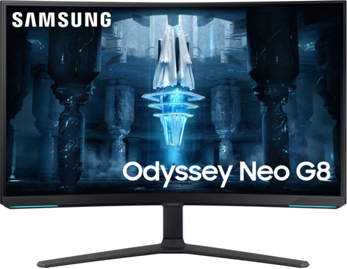 Samsung - 32" Odyssey Neo G8 Curved 4K UHD FreeSync Premium Pro & G-Sync Compatible 240Hz 1ms Gaming Monitor - Black