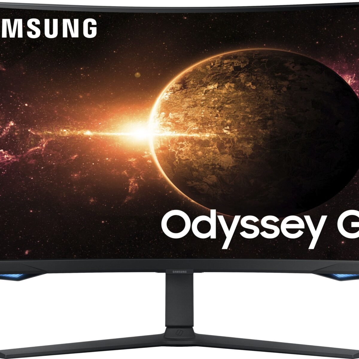 Samsung - Odyssey BG65 27" 1000R Curved QHD 240Hz 1ms FreeSync Premium Pro Smart Gaming Monitor with HDR600(DisplayPort, HDMI) - Black