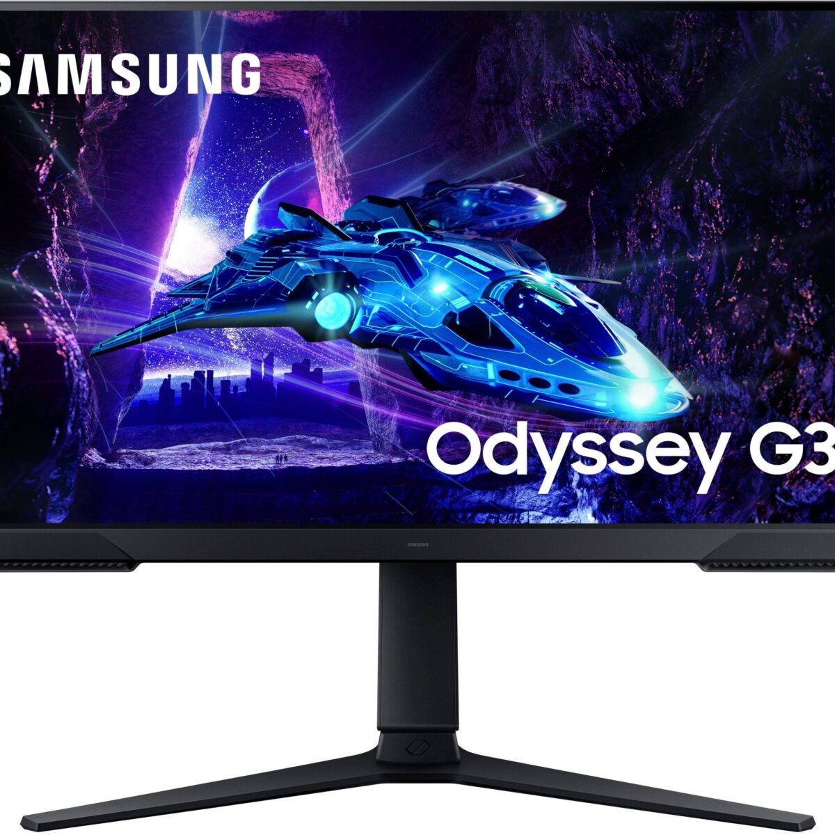 Samsung - Odyssey G30D 24" LED AMD FreeSync Premium 180Hz 1ms Gaming Monitor (DisplayPort, HDMI) - Black