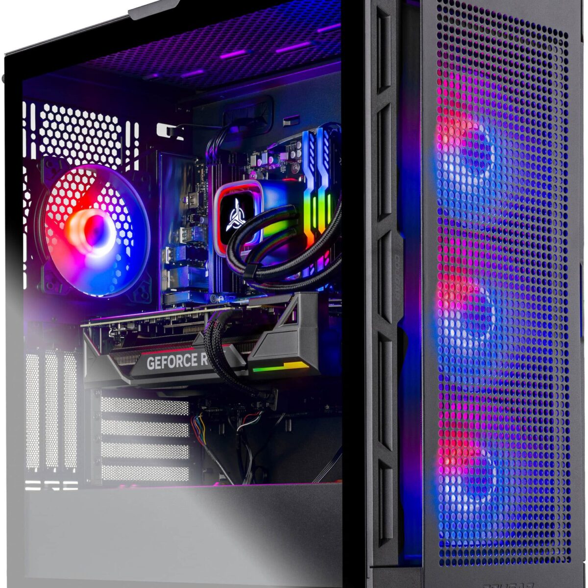 Skytech Gaming - BLAZE 4 Gaming Desktop PC – AMD Ryzen 7 7700X – 16GB Memory – NVIDIA RTX 4060 Ti – 1TB NVMe SSD - Black